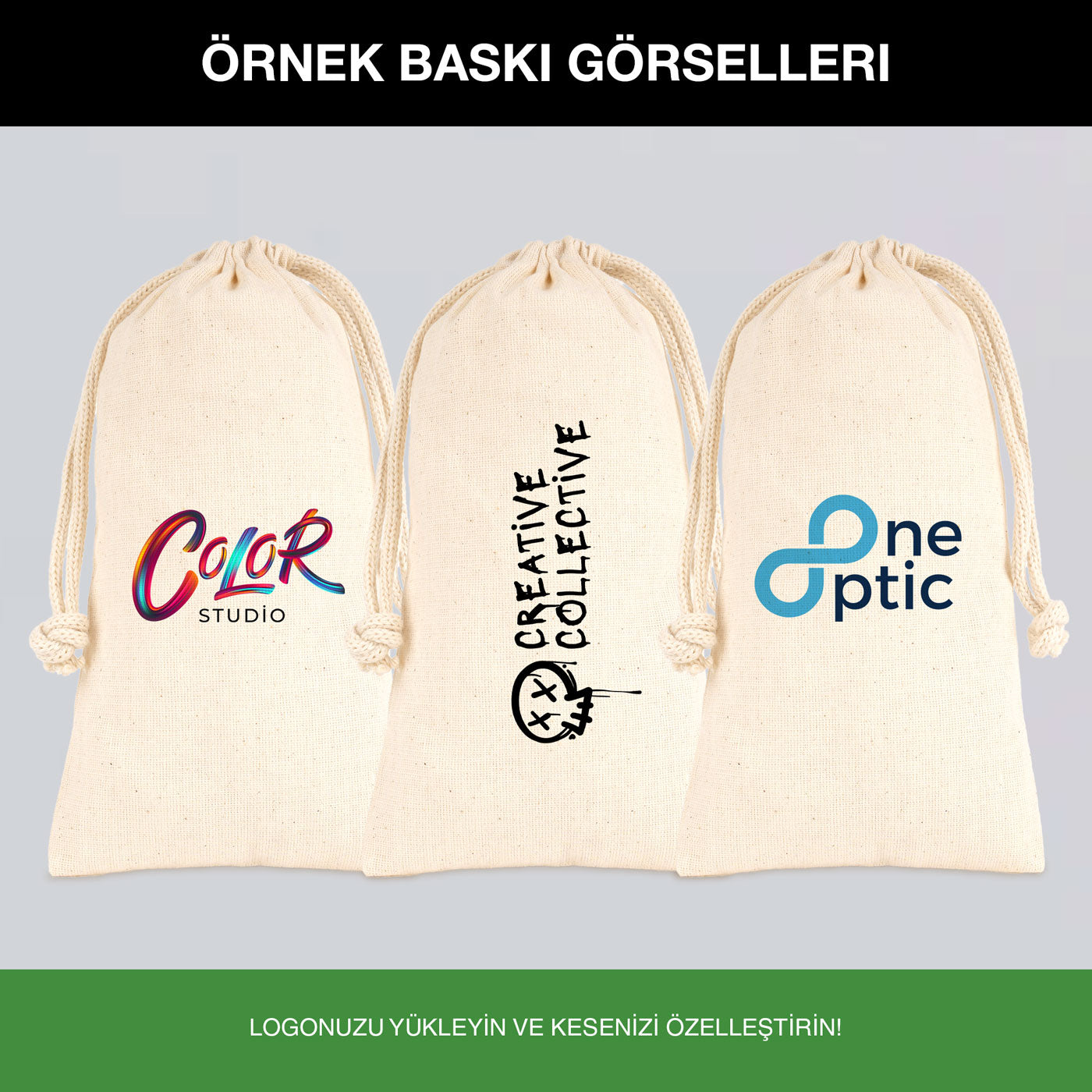 Bez Kese 10 x 20 cm (Özelleştirebilir)