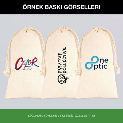 Bez Kese 10 x 20 cm (Özelleştirebilir)