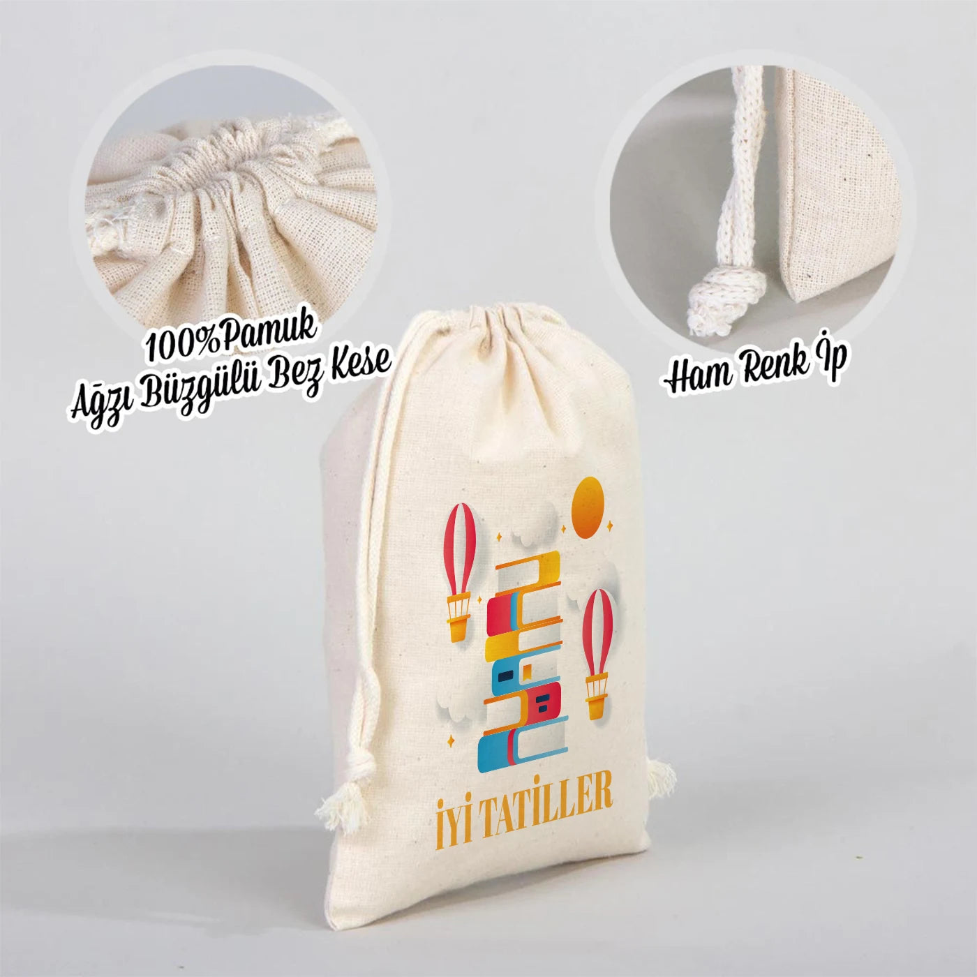 Karne Günü Hediyesi Bez Kese – 15,5 × 20 cm (Özelleştirilebilir)