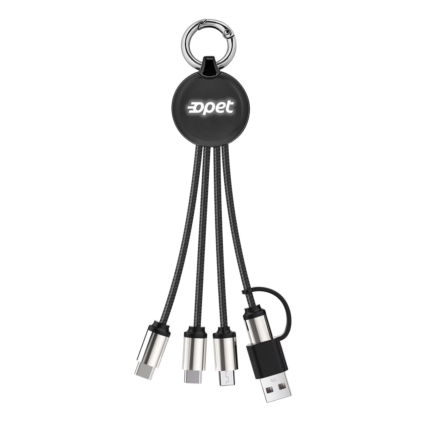 4112 Siyaha Beyaz Işık Anahtarlık Çoklu Kablo