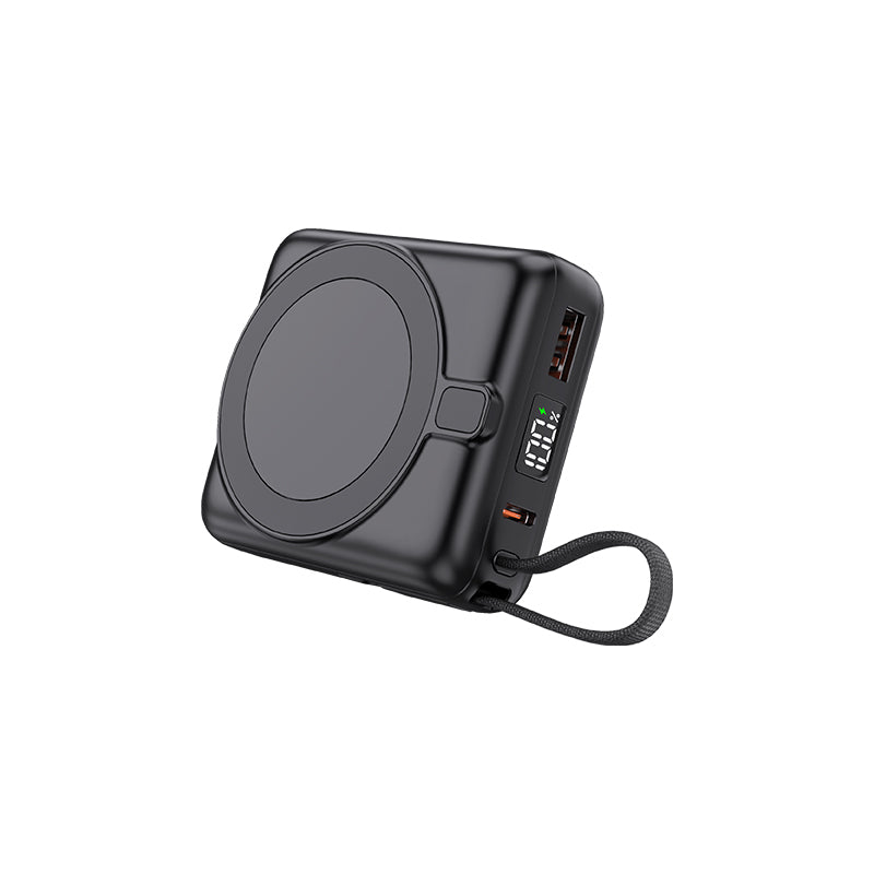 PB-4013 Siyah - Beyaz LED 10.000 mAh Powerbank