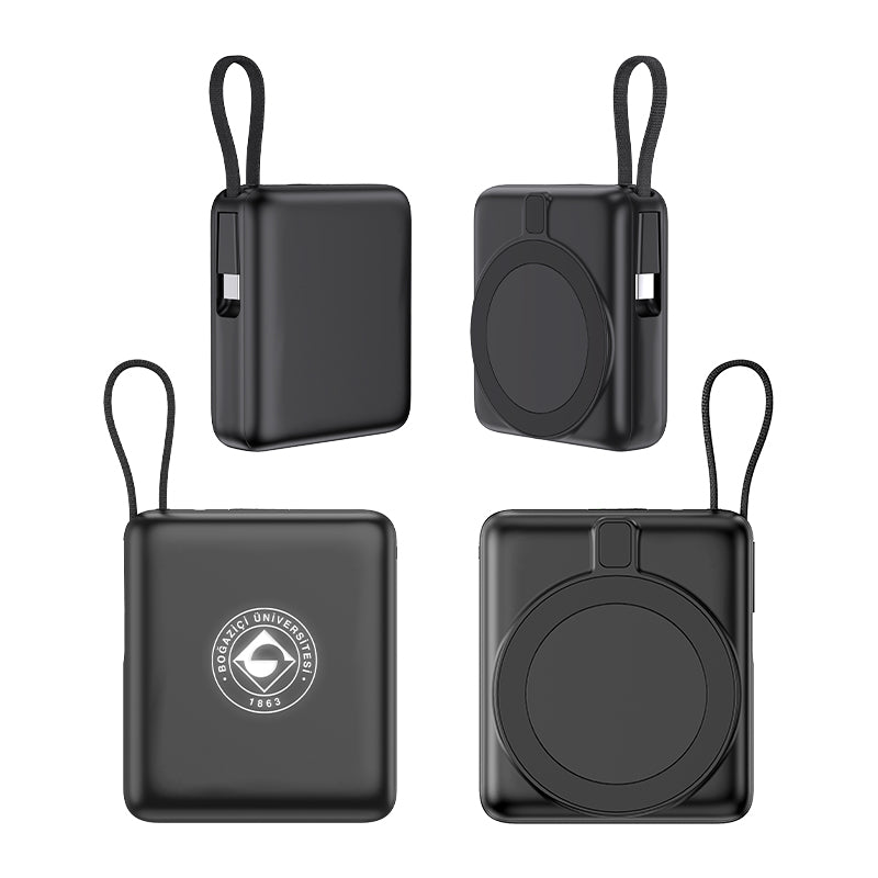 PB-4013 Siyah - Beyaz LED 10.000 mAh Powerbank