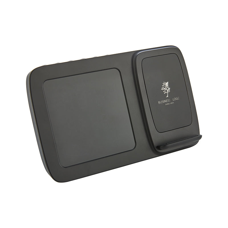 4230 Siyah Wireless Şarj Cihazı & Dijital Saat