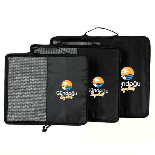 TravelNest 3'lü Bavul İçi Organizer Set - Valiz Düzenleyici (Özelleştirilebilir)