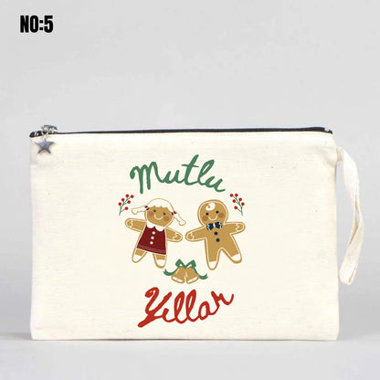 Yılbaşına Özel Baskılı El Çantası Clutch (Özelleştirilebilir)