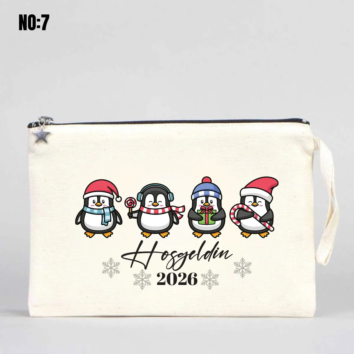 Yılbaşına Özel Baskılı El Çantası Clutch (Özelleştirilebilir)