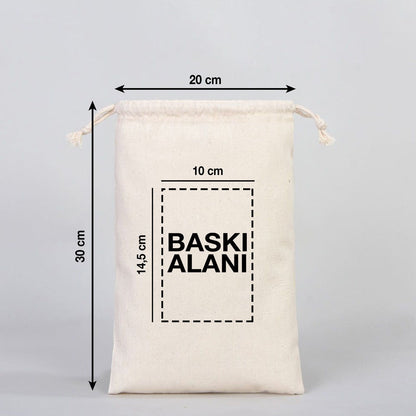 Bez Kese 20 x 30 cm (Özelleştirebilir) - istepromosyon.com