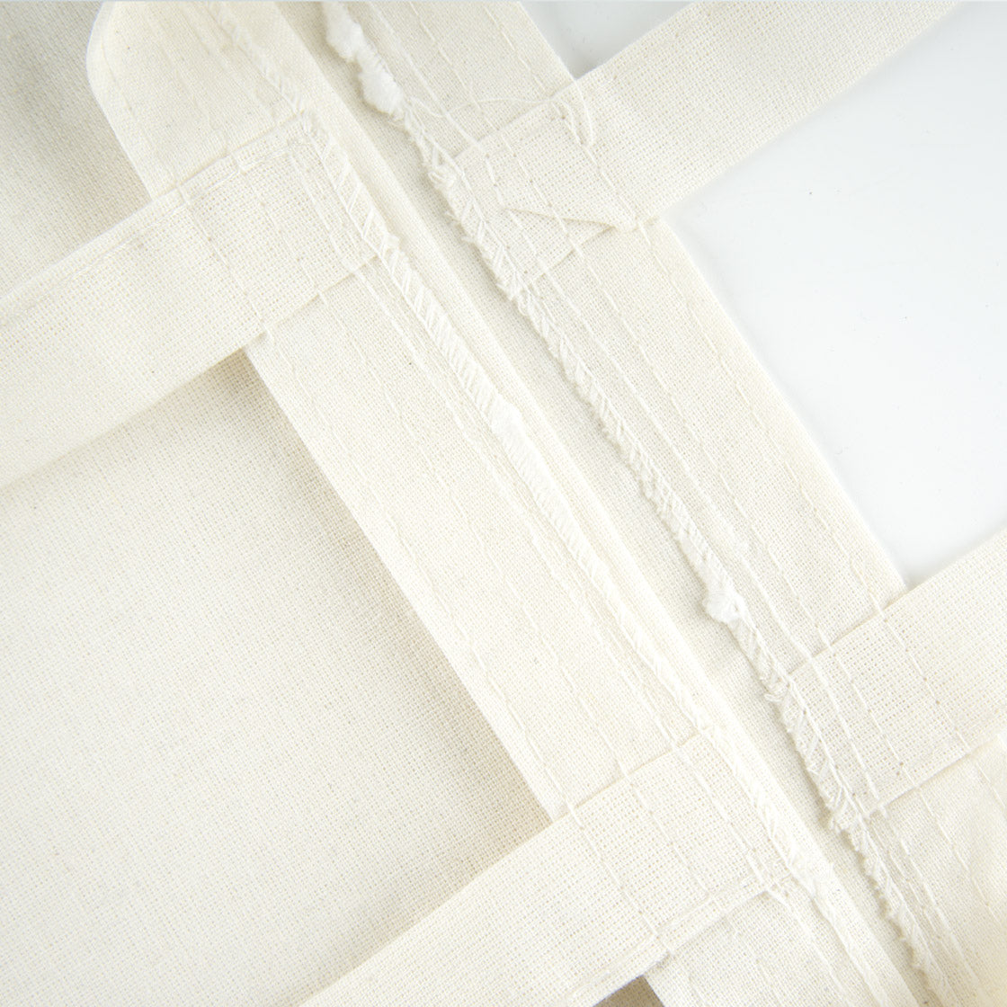 23x23 cm Sizlere Kabe-i Muazzama’dan Sevgi ve Selam Getirdik | Hac ve Umre Hediyelik Ham Bez Çanta