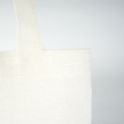 23x23 cm Sizlere Kabe-i Muazzama’dan Sevgi ve Selam Getirdik | Hac ve Umre Hediyelik Ham Bez Çanta