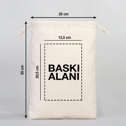 Bez Kese 25 x 35 cm (Özelleştirebilir) - istepromosyon.com
