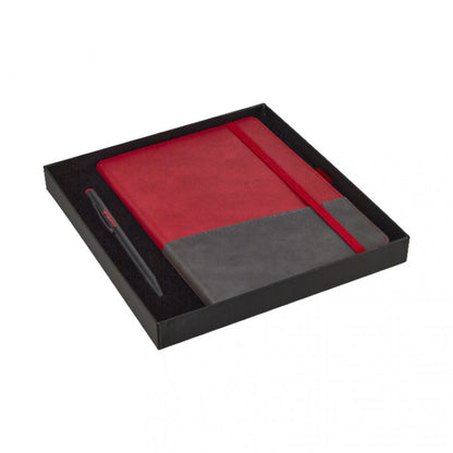 Renkli Kapaklı Defter & Metal Kalem Hediye Seti – 2427K