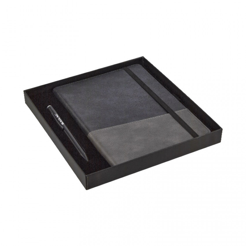 Renkli Kapaklı Defter & Metal Kalem Hediye Seti – 2427K