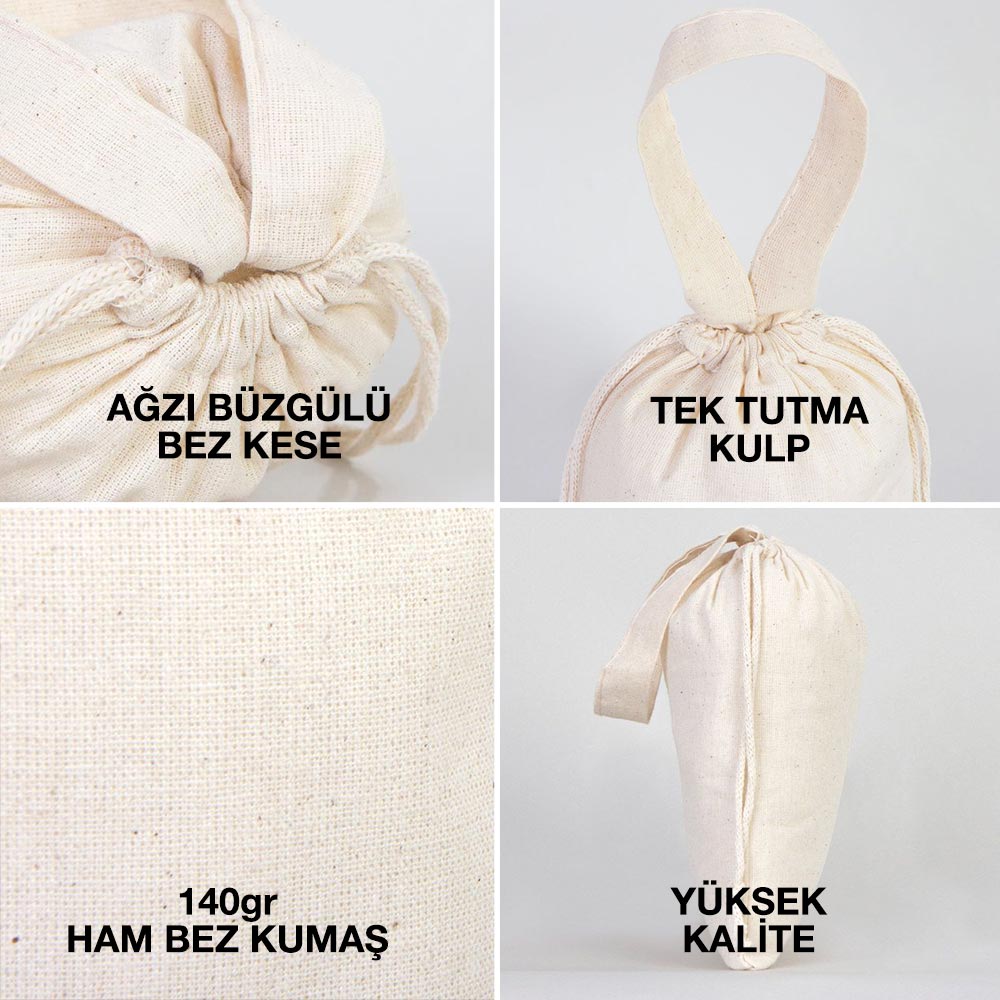 15,5x20 cm Bez Kese ürün detayı - istepromosyon.com