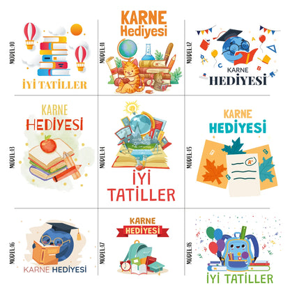 Karne Günü Özel Portföy Çanta – Kırmızı 30×21 cm (Astarlı, Özelleştirilebilir)