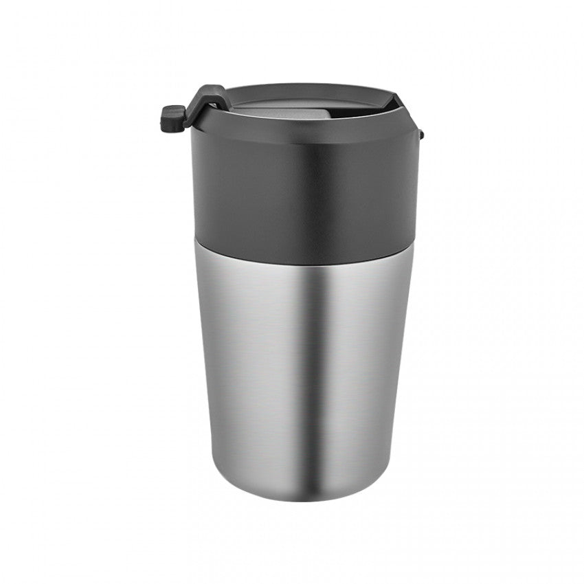 Kilit Kapaklı Çelik Termos Bardak 5355  – 380 ml