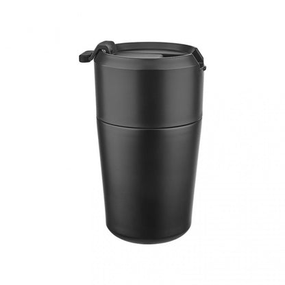 Kilit Kapaklı Çelik Termos Bardak 5355  – 380 ml