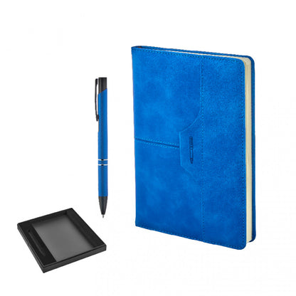 Kalem & Defter Hediye Seti – Termo Deri Kapak, Baskıya Uygun 2430-K