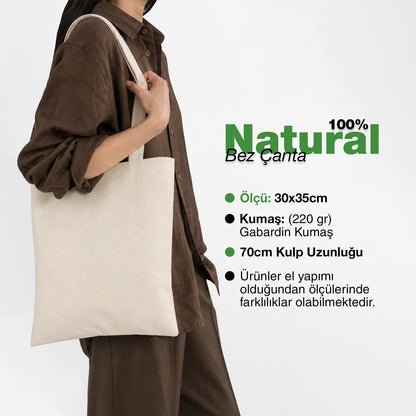 Gabardin Bez Çanta 30x35 cm (Özelleştirilebilir)
