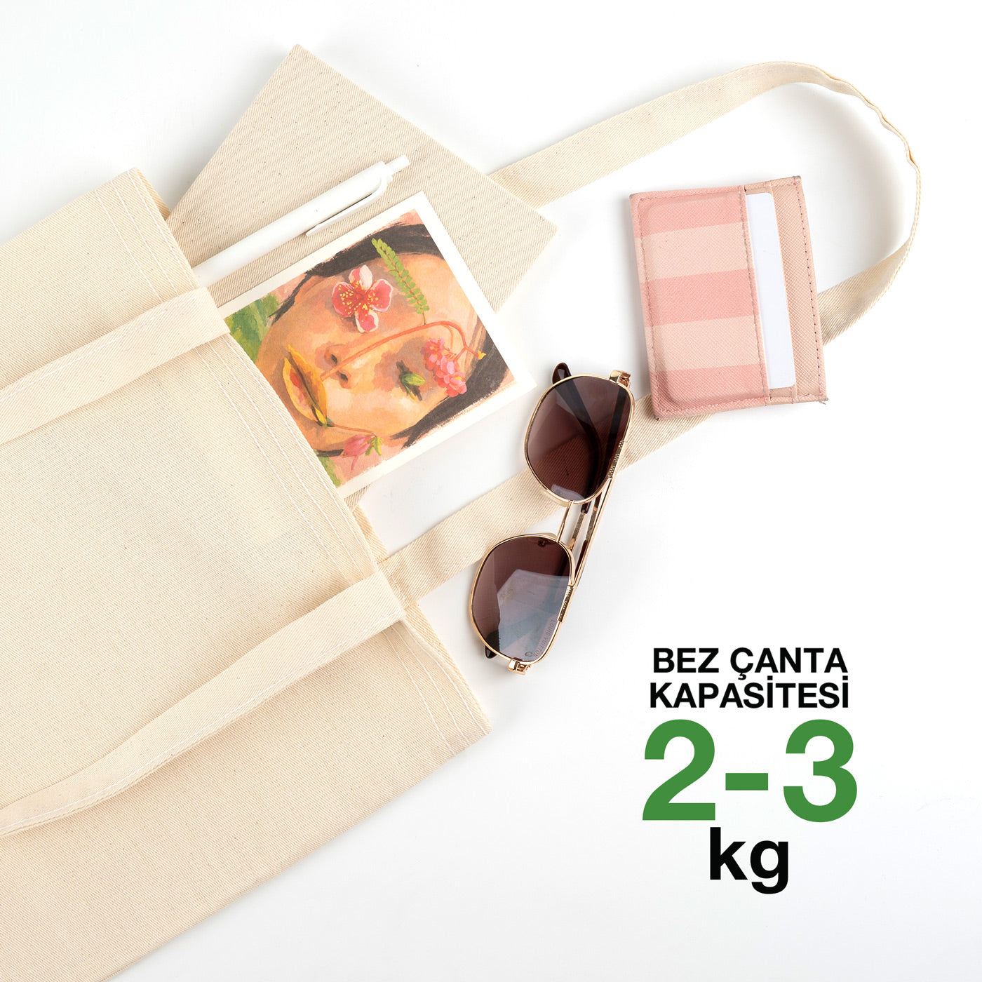 Gabardin Bez Çanta 30x35 cm (Özelleştirilebilir)