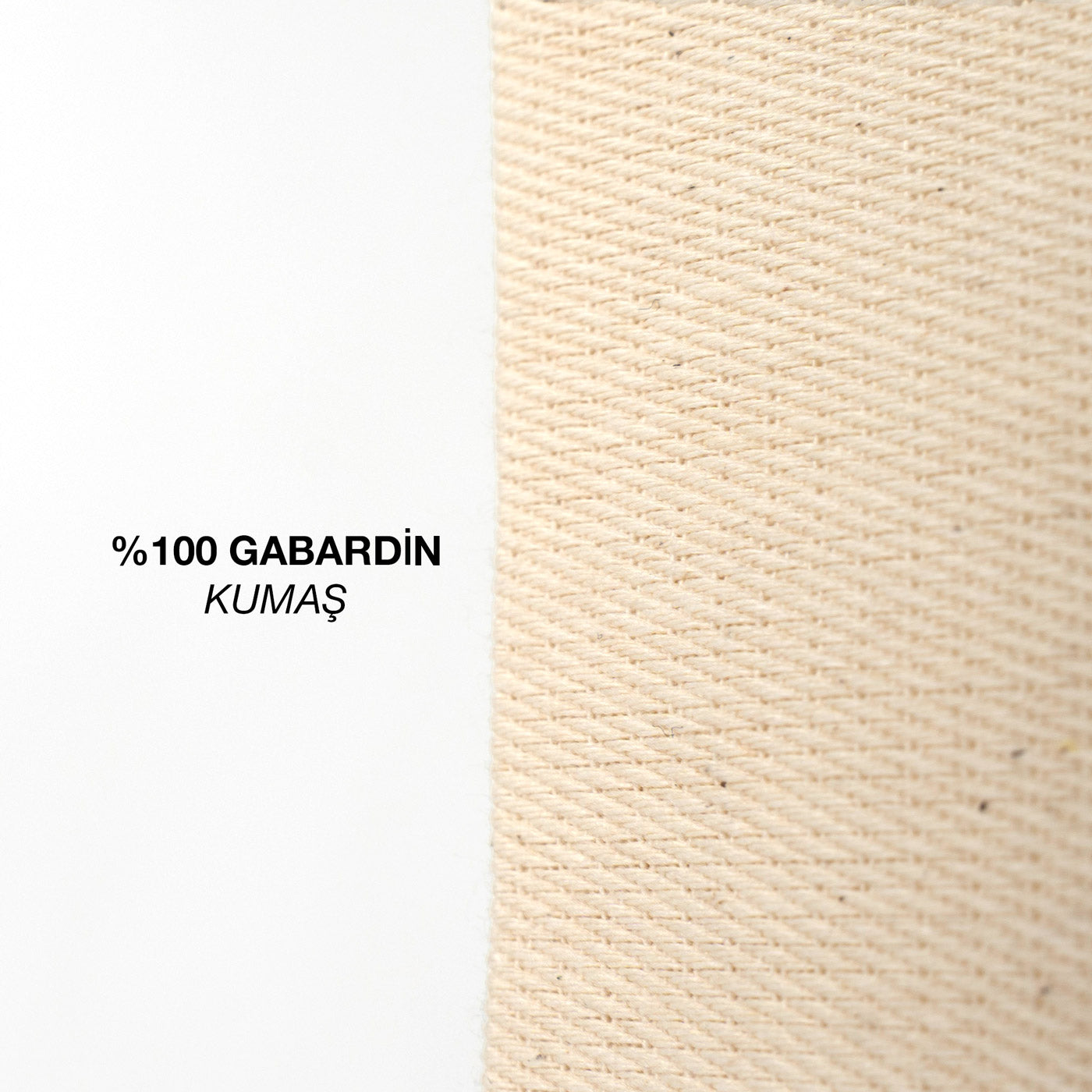 Gabardin Bez Çanta Kısa Kulp 30x35 cm (Özelleştirilebilir)