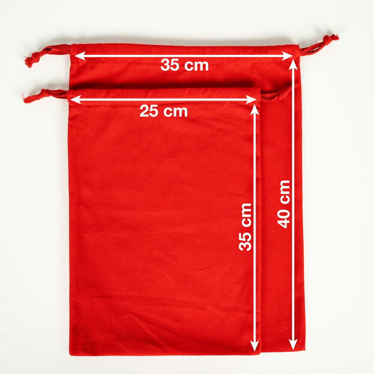 Kırmızı Yılbaşı Temalı Kese 25x35 cm (Özelleştirilebilir) - görsel 7