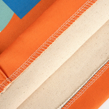 Turuncu Tam Körüklü Lamineli Çanta - 35x40x10 cm - Logo Baskılı