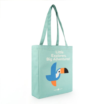 Yeşil Tam Körüklü Lamineli Çanta - 35x40x10 cm - Logo Baskılı