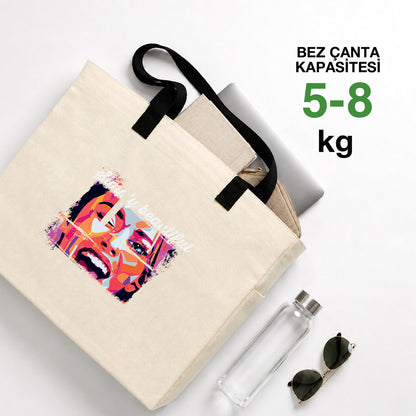 Büyük Kanvas Bez Çanta 40x35x15 cm | Toptan Logo Baskılı