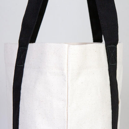 Trend Kanvas Çanta 40x35x12cm - Siyah Renkli Kulp (Özelleştirilebilir) - istepromosyon.com