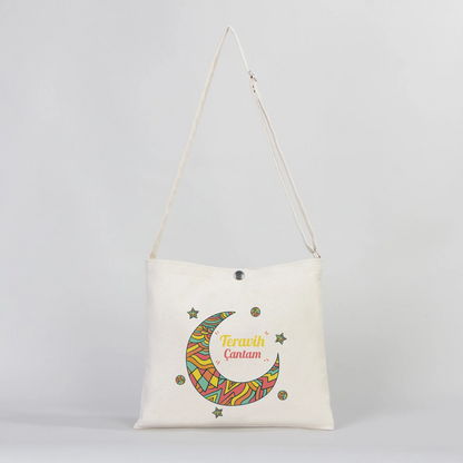 35x30 cm Kur'an-ı Kerim Çantası Çıt Çıtlı Heybe - Teravih Çantası