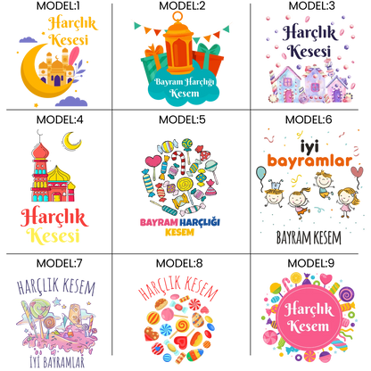 Ramazan Bayramı harçlık kesesi desenleri