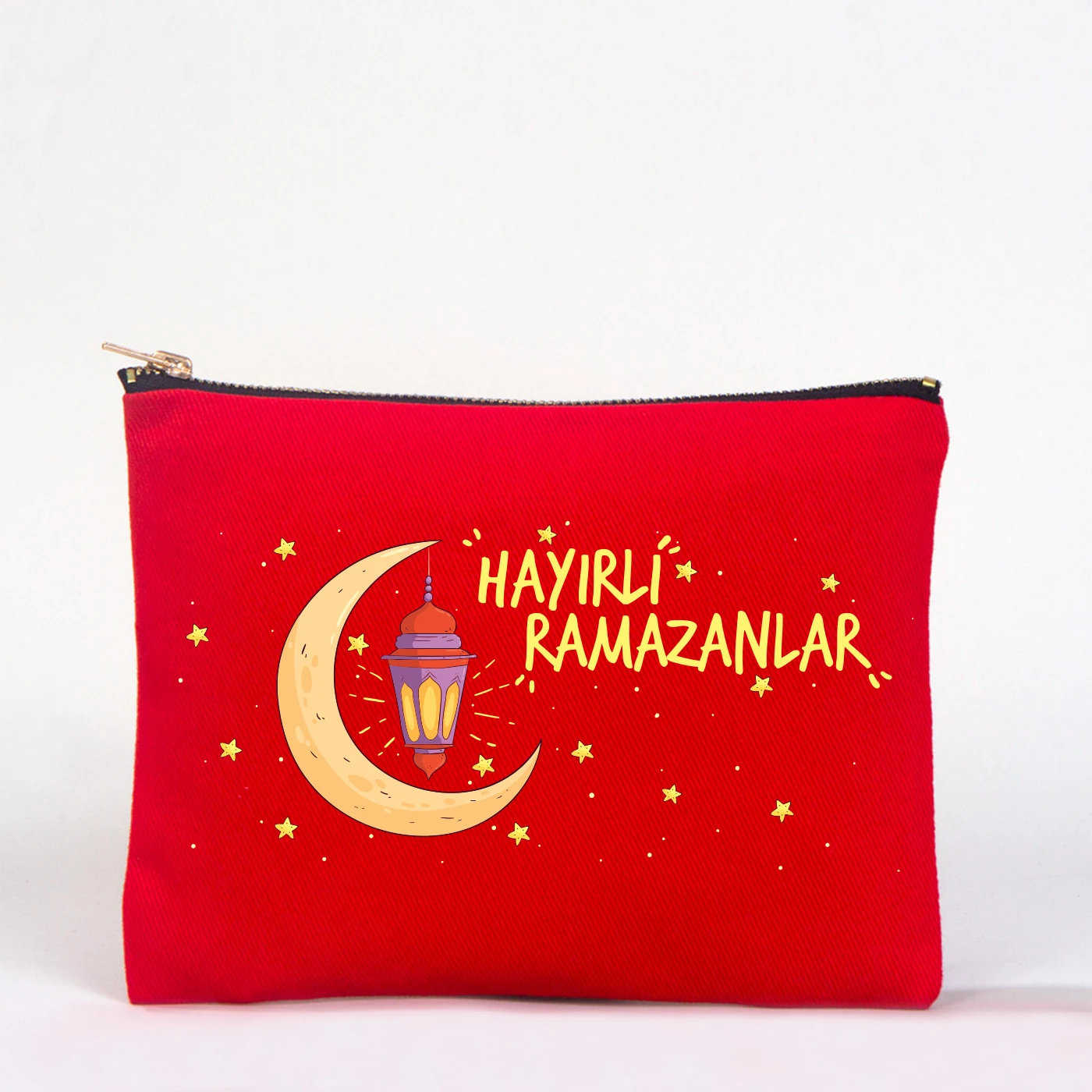 21x15 cm Kırmızı Star Clutch - Bayram Harçlık Cüzdanı