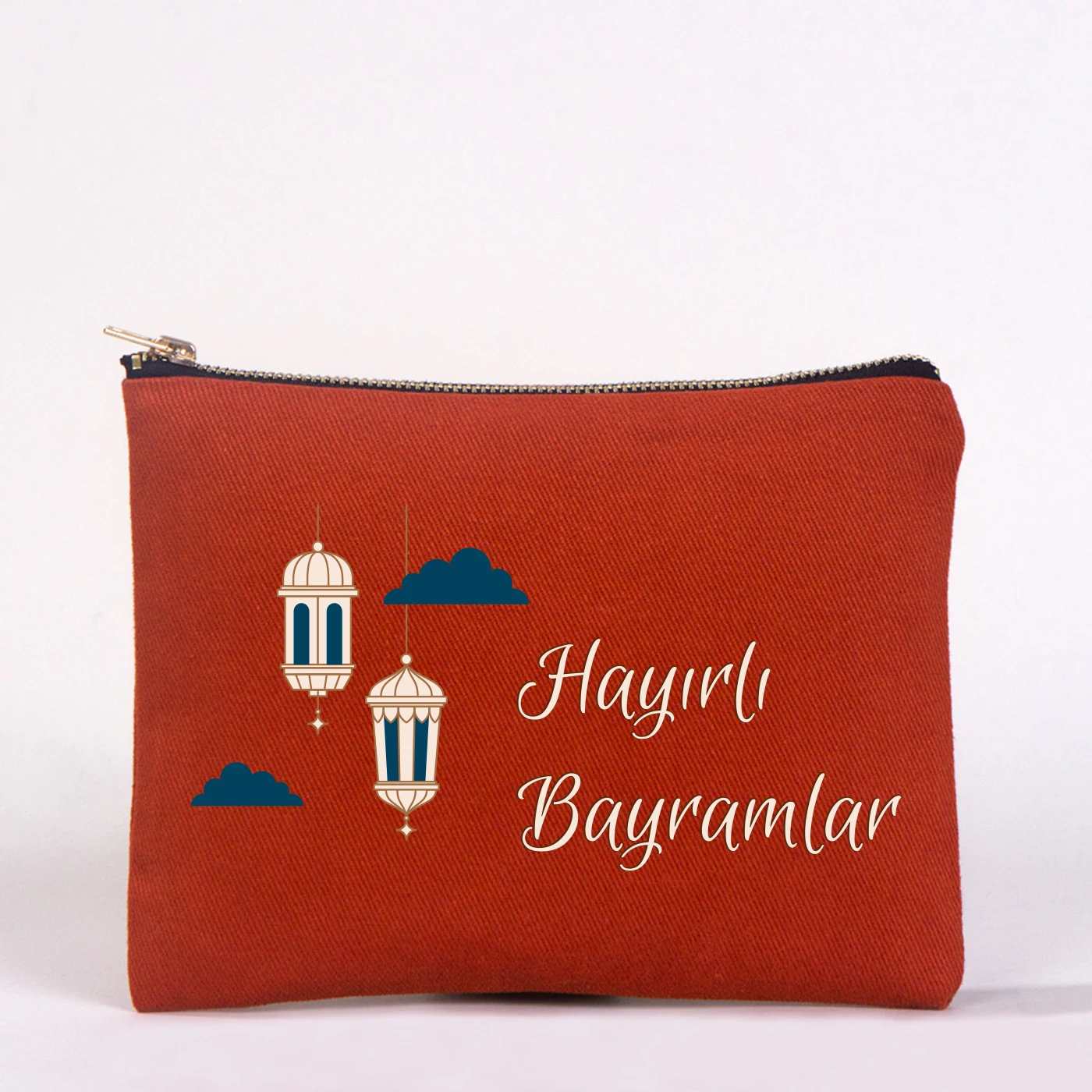 21x15 cm Kiremit Star Clutch - Bayram Harçlık Cüzdanı