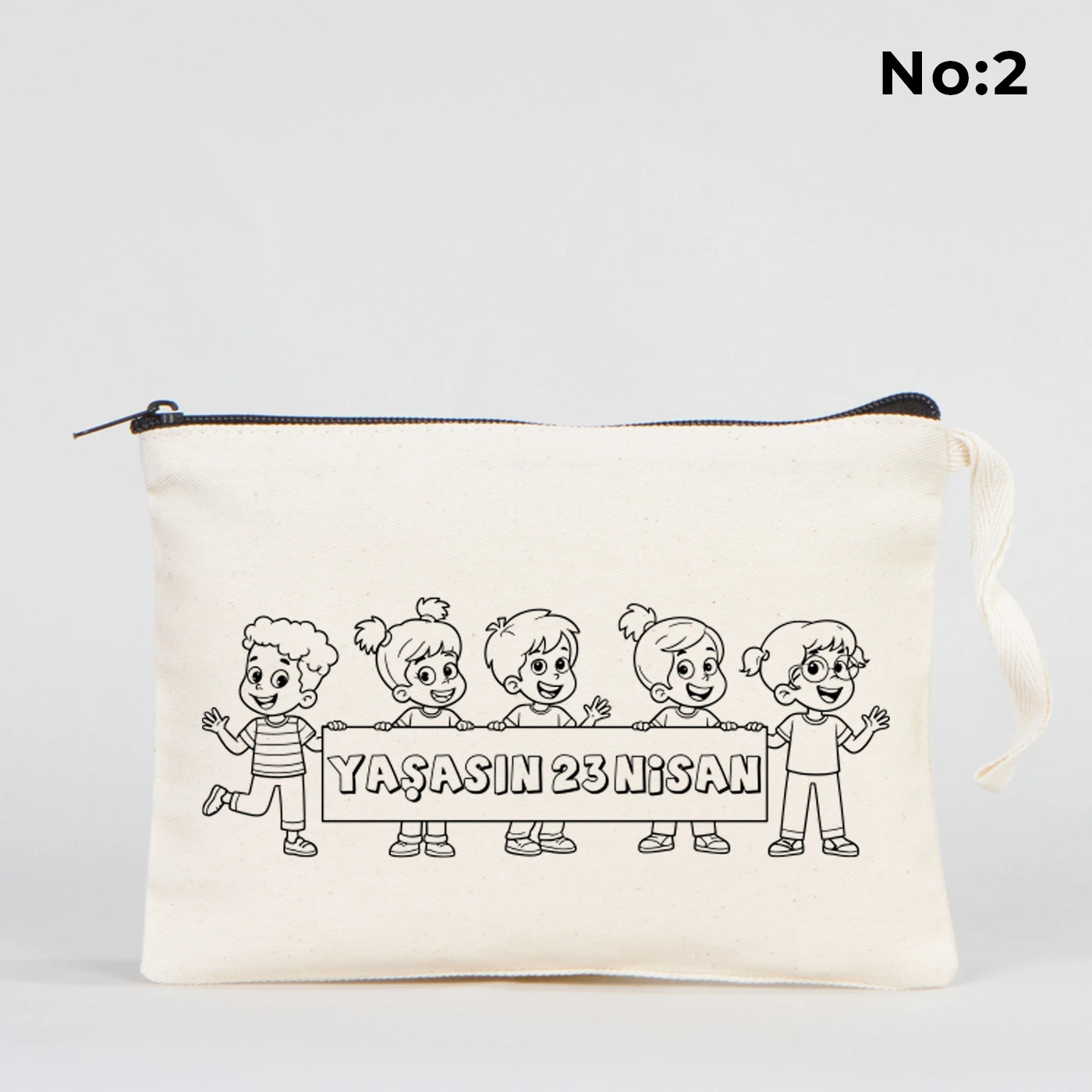 Boyanabilir 21x15 cm Clutch - 23 Nisan Çantası