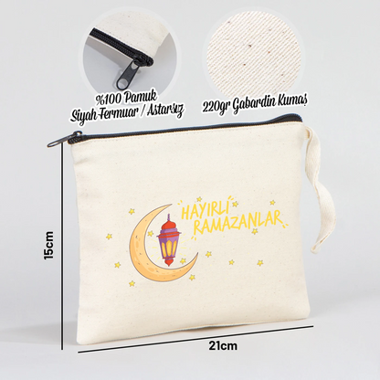 21x15 cm Astarsız Clutch - Bayram Harçlık Cüzdanı