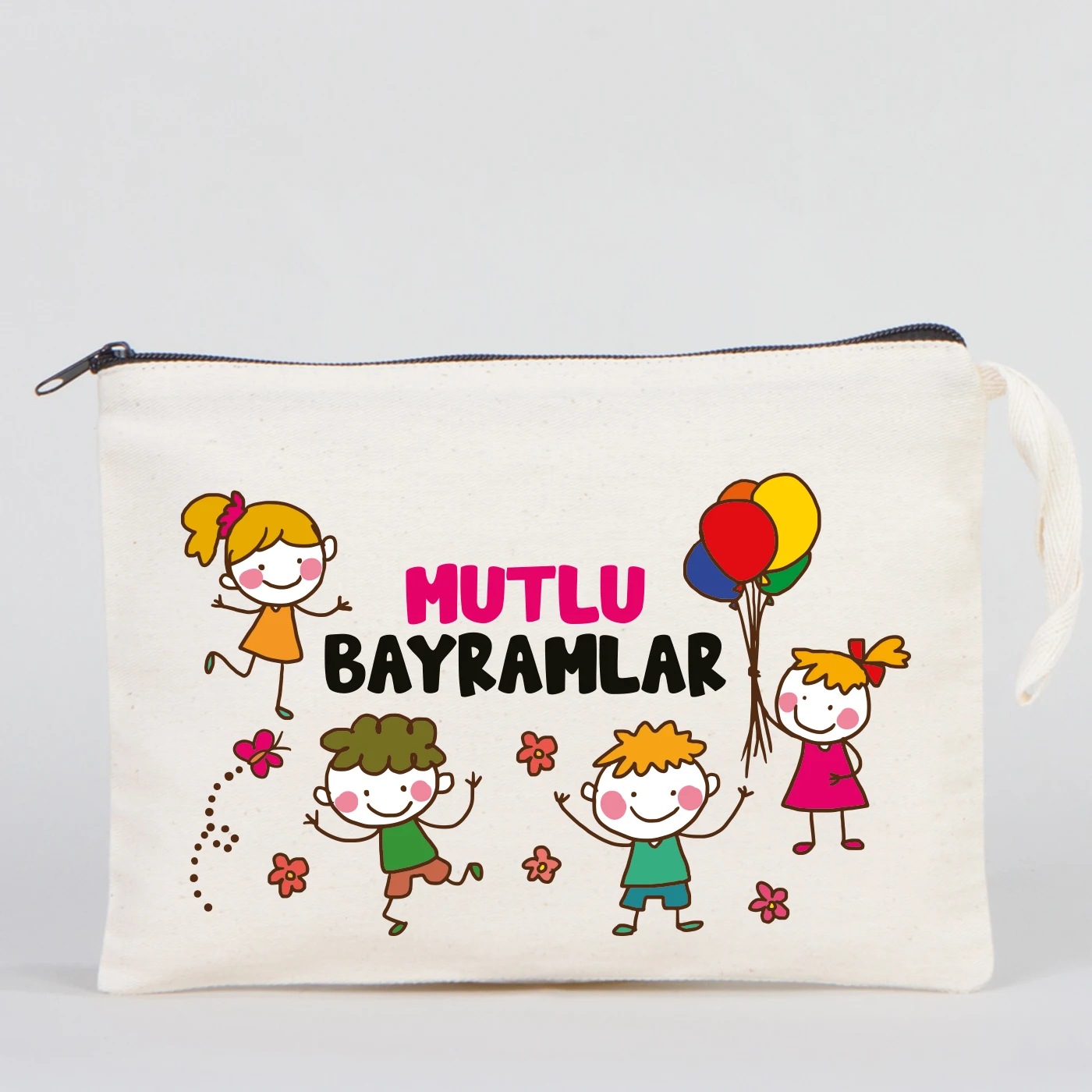 25x18 cm Ham Renk Astarsız Kalemlik - Harçlık & Şeker Kesesi