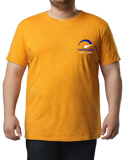 Büyük Boy Tişört - Sarı (Özelleştirilebilir)