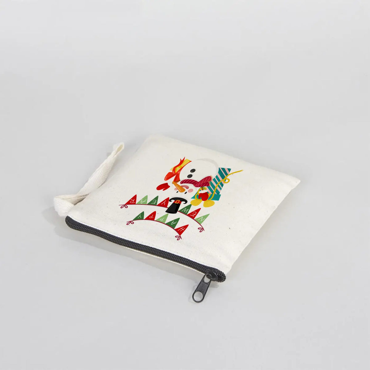 Yılbaşı Özel Desenli Clutch Astarsız Çanta 15x13 cm (Özelleştirilebilir) - görsel 6