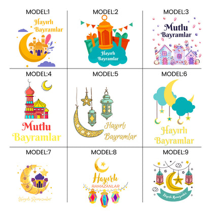 Ramazan Bayramı Ham Bez Çanta | 23x23 cm