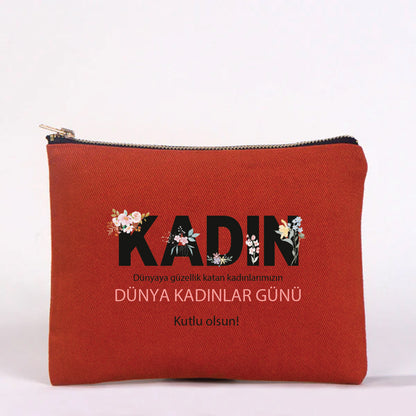 21x15 cm Kiremit Star Clutch - Kadınlar Günü Hediyesi