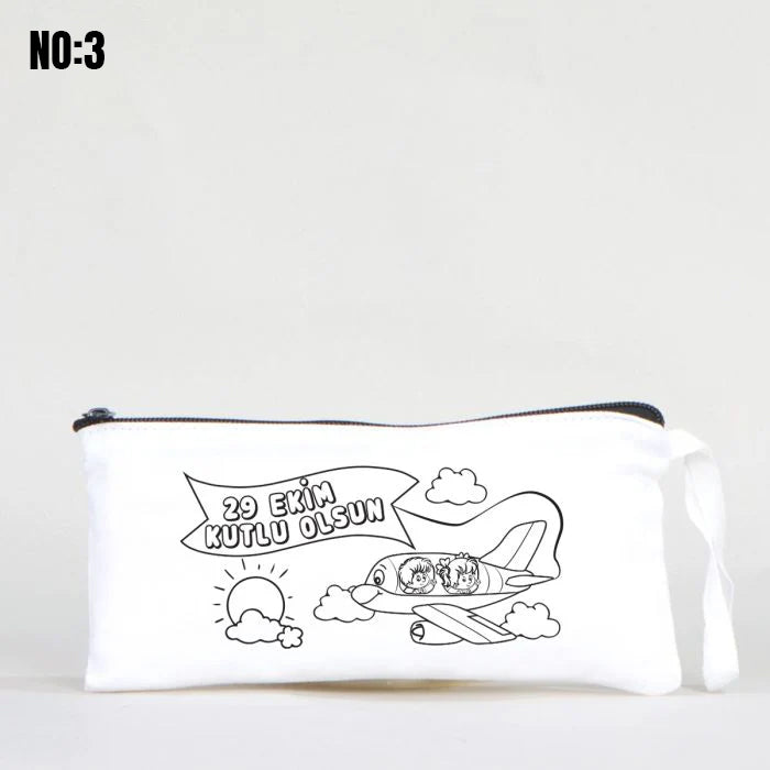 29 Ekim Boyanabilir Bez Kalemlik