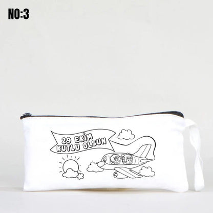 29 Ekim Boyanabilir Bez Kalemlik