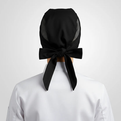 Baskılı Premium Unisex Fileli Siyah Aşçı Bonesi