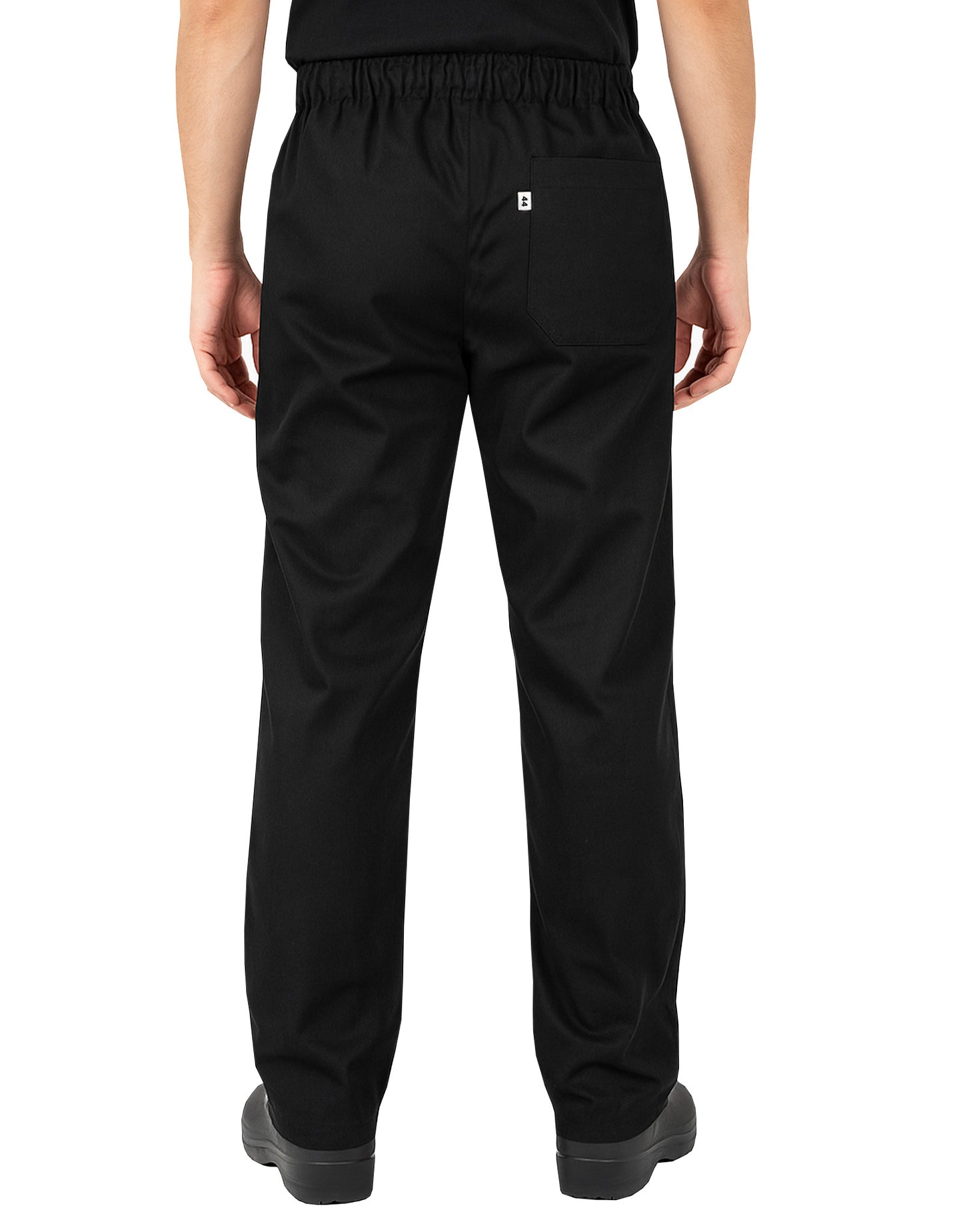 Rahat İş / Aşçı / İmalat Lastikli Pantolon - Siyah