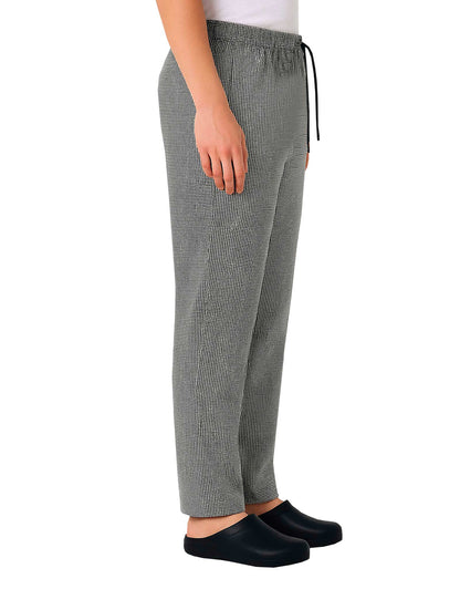 Rahat İş / Aşçı / İmalat Lastikli Pötikare Pantolon - Siyah