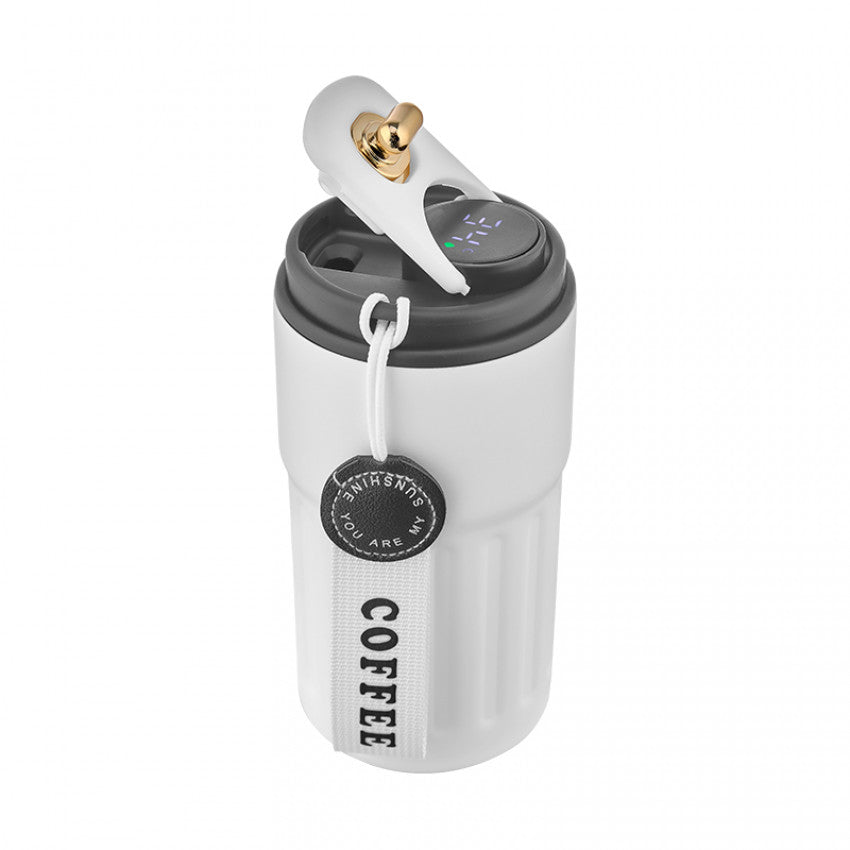 Kilit Mekanizmalı Paslanmaz Çelik Kahve Termosu 5351 – 440 ml