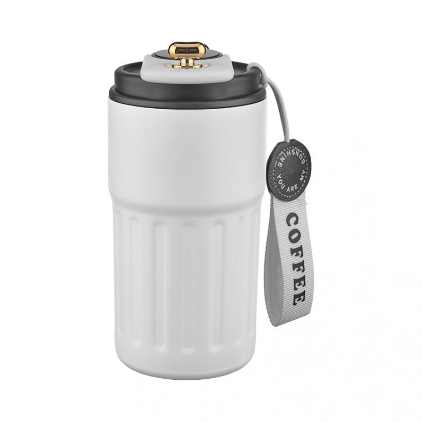 Kilit Mekanizmalı Paslanmaz Çelik Kahve Termosu 5351 – 440 ml