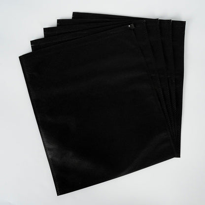 Ultrasonik Tela Kese, Saklama ve Düzenleme Çantası, Çamaşır Düzenleyici - Siyah - 32x38cm