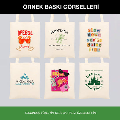 Gabardin Bez Çanta 30x35 cm (Özelleştirilebilir)