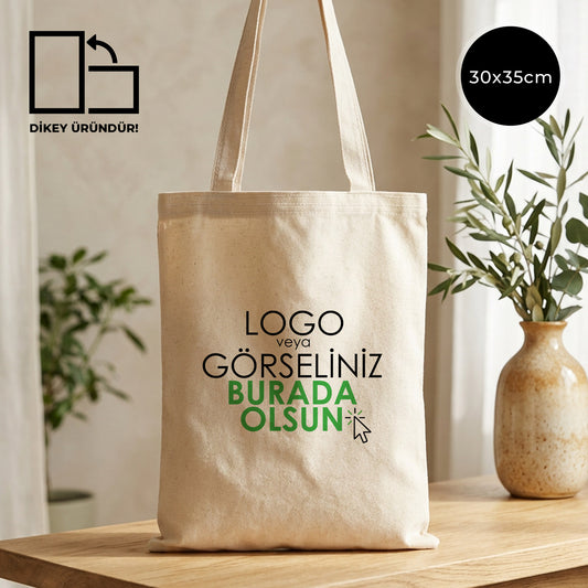 Gabardin Bez Çanta 30x35 cm (Özelleştirilebilir)